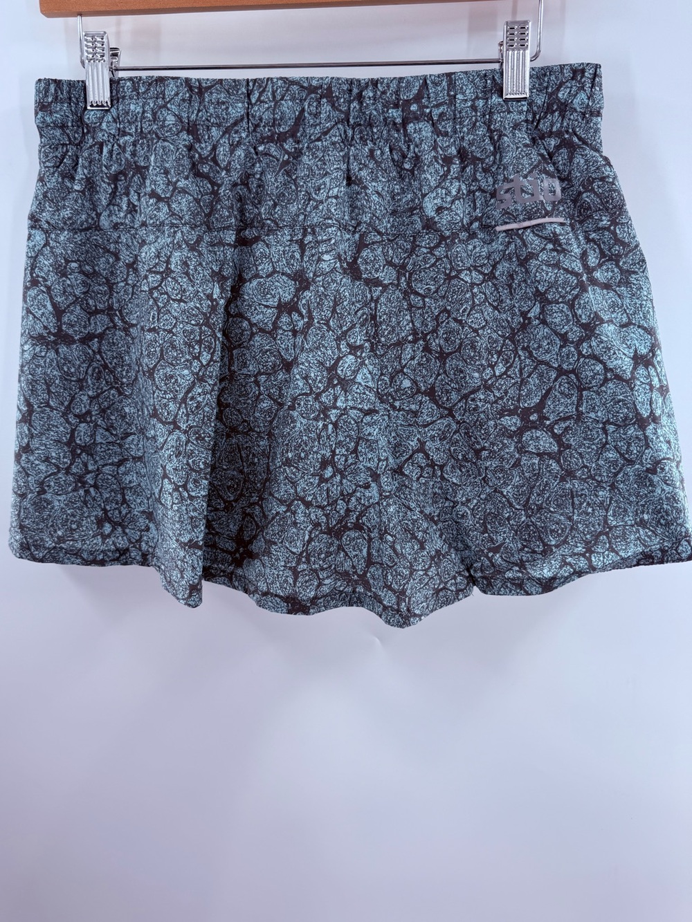 Stio Ultra Lightweight Performance Wear Skort Teal Deep Gray Activewear Size M - Picture 6 of 10
